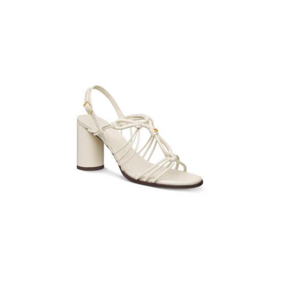 KDO333LABS03W - Dioriviera D-Sand Heeled Sandal - 03W Off White