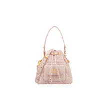 M3369UNOZM413 - Mini Dior Caro Bucket Bag - 413 Rose Poudre
