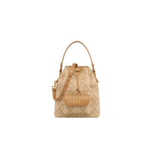 M3372UMRNM10I - Small Dior Caro Bucket Bag - 10I Beige Multi