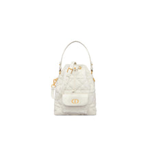 M3372UNOZM030 - Small Dior Caro Bucket Bag - 030 Latte Dior