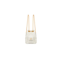 M3374UUVBM030 - Small Dior Caro Multicarry Backpack With Chain - 030 Latte Dior