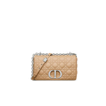 M9242PWHCM55U - Medium Dior Caro Bag - 55U Bisquit