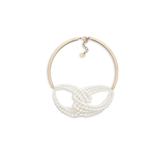N2821WOMRSD301 - Women's Necklace - 301 Gold/White