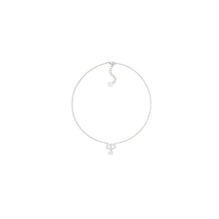 N2890WOMCYD001 - Petit Cd Necklace - 001 Palladium / Crystal