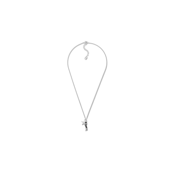 N2908HOMMTD001 - Men's Necklace - 001 Palladium/Crystal
