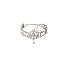 N3068WOMFWD21W - Women's Necklace - 21W Warm Silver/White