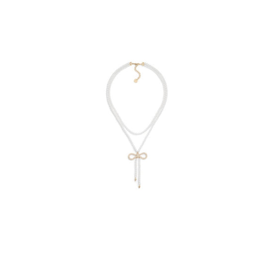 N3087WOMCYD03S - Le Nœud De Dior Necklace - 03S Gold/Silver Shade