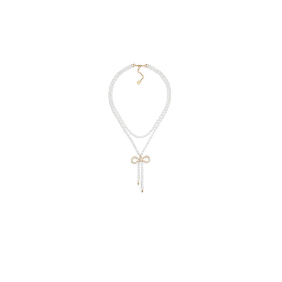 N3087WOMCYD03S - Le Nœud De Dior Necklace - 03S Gold/Silver Shade