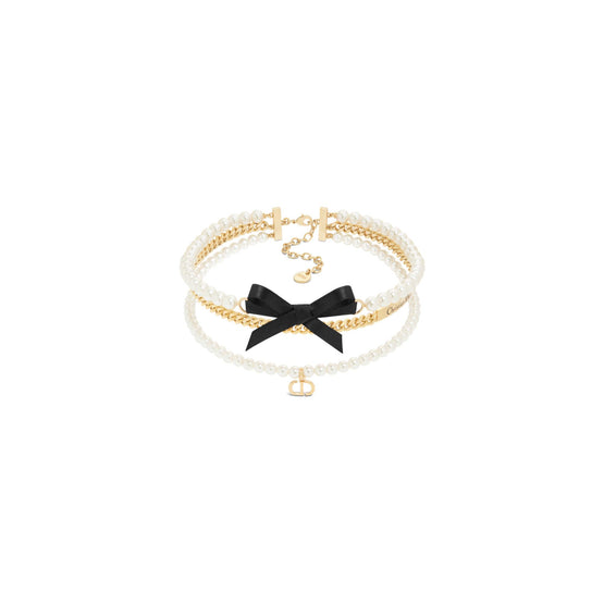 N3089WOMRSD301 - Women's Necklace - 301 Gold/White