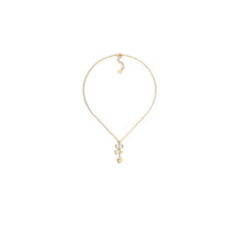 N3128WOMCYD03S - Petit Cd Lucky Charms Necklace - 03S Gold/Silver Shade