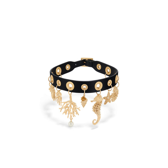 N3144WOMCMD307 - Dior Cabinet De Curiosités Choker - 307 Gold/Black