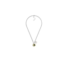N3199HOMMTD945 - Dior And Hylton Nel Pendant Necklace - 945 Antique Silver / Yellow
