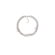 N3214HOMSTD976 - Dior Archives Medals Necklace - 976 St Silver / Crystal