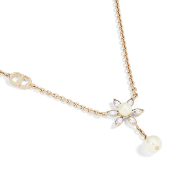 N3328WOMCYD03S - Bloom In Dior Necklace - 03S Gold/Silver Shade