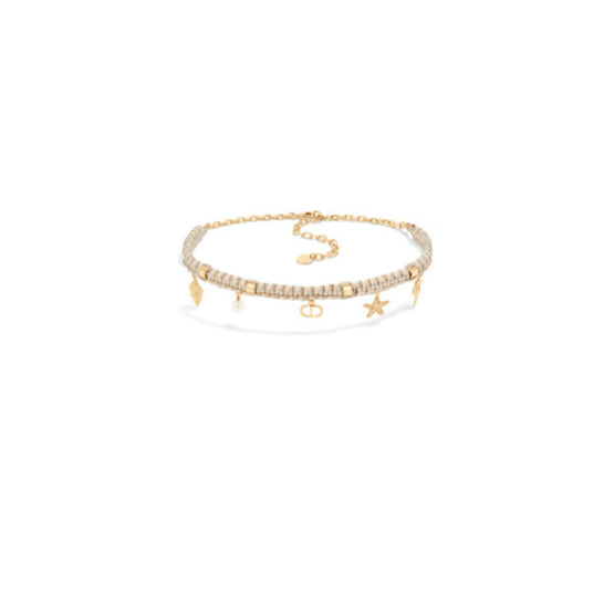 N3396WOMPOD208 - Dioriviera Dior Cabinet D'Été Choker - 208 Gold/Beige