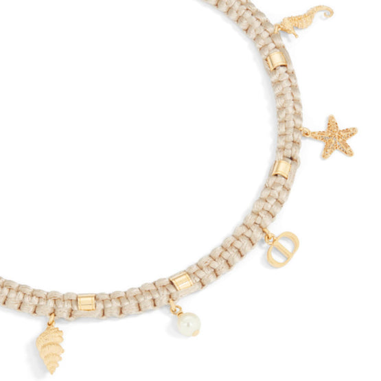 N3396WOMPOD208 - Dioriviera Dior Cabinet D'Été Choker - 208 Gold/Beige