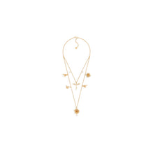 N3398WOMRSD301 - Jardin De Dior Necklace - 301 Gold/White