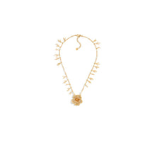 N3406WOMRSD301 - Jardin De Dior Necklace - 301 Gold/White