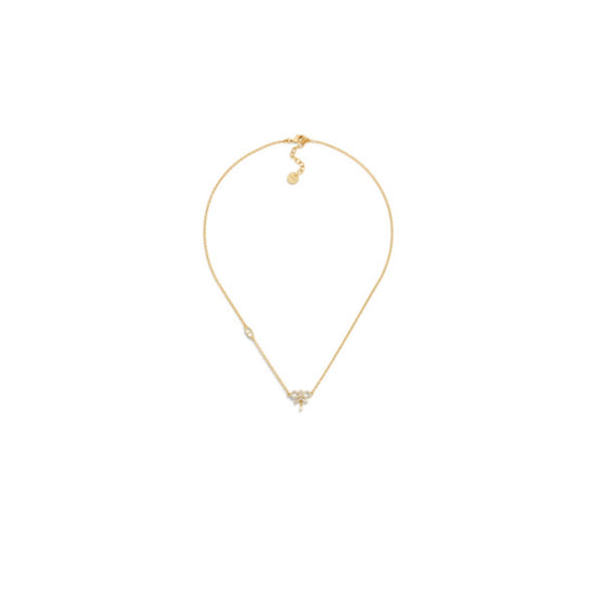 N3426WOMCYD03S - Le Nœud De Dior Necklace - 03S Gold/Silver Shade