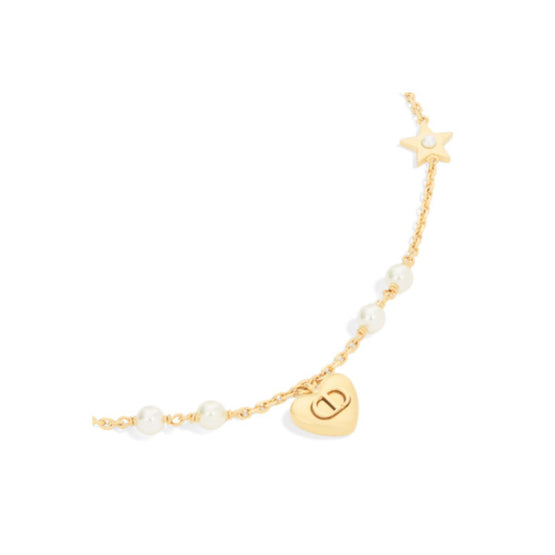 N3465WOMRSD301 - Lucky Dior Necklace - 301 Gold/White