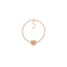 N3484WOMRSD10W - Lumière De Rose Necklace - 10W Pink Gold/White