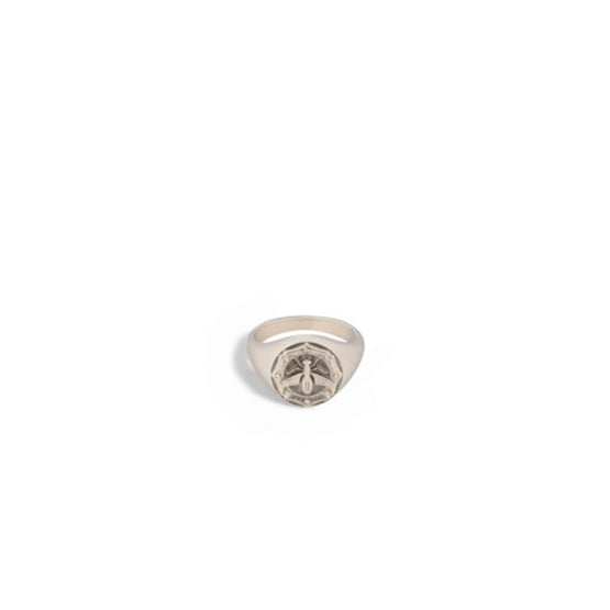 R2331WOMMTD24G - Dior Symbol Ring - 24G Warm Silver