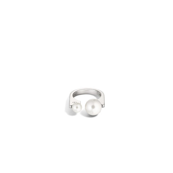 R2370WOMCYD13S - Dior Tribales New Look Ring - 13S Palladium / Silver Shade