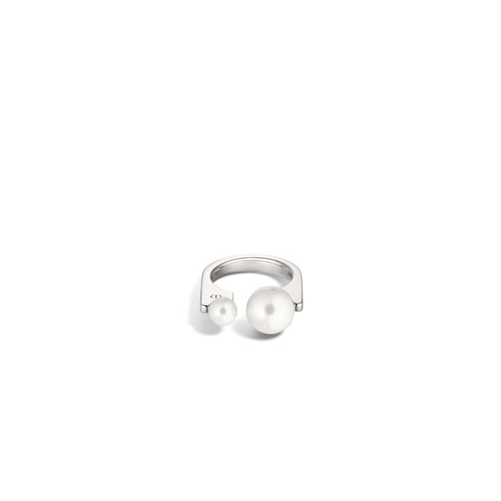 R2370WOMCYD13S - Dior Tribales New Look Ring - 13S Palladium / Silver Shade
