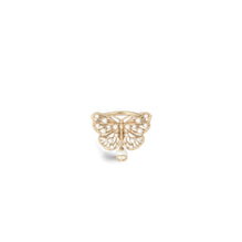 R2548WOMRSD301 - Toile De Jouy Papillon Ring - 301 Gold/White