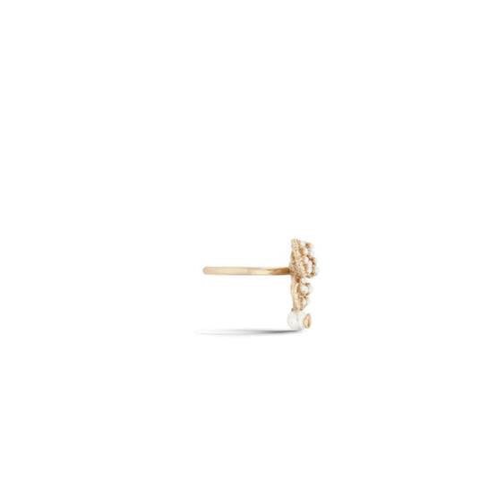 R2548WOMRSD301 - Toile De Jouy Papillon Ring - 301 Gold/White