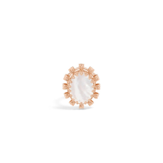 R2643WOMMPD10W - D-Ornemental Ring - 10W Pink Gold/White