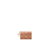S0011OVRBM49P - Lady Dior Bloom Card Holder - 49P Rose De Vent