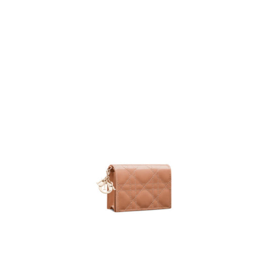 S0011OVRBM49P - Lady Dior Bloom Card Holder - 49P Rose De Vent