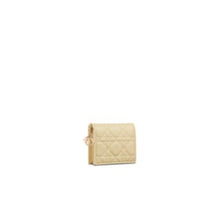 S0178ONMJM26Y - Mini Lady Dior Gardenia Wallet - 26Y Soft Yellow
