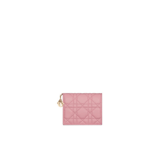 S0178ONMJM92P - Mini Lady Dior Gardenia Wallet - 92P Melacoton
