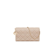 S0204ONMJM51U - Lady Dior Pouch With Chain - 51U Powder Beige