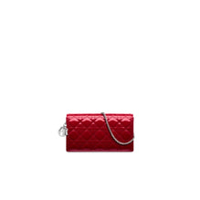 S0204PVRBM323 - Lady Dior Pouch - 323 Rouge Cerise
