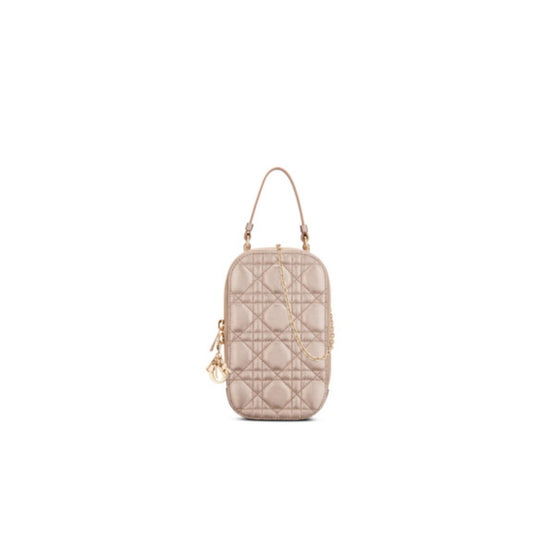S0872OWECM10L - Lady Dior Call'In Dior Phone Holder - 10L Skin