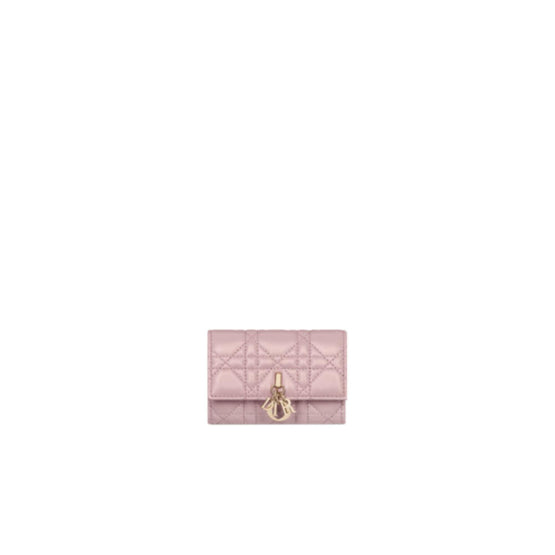 S0966OHNAM15N - My Dior Glycine Wallet - 15N Creme De Peche