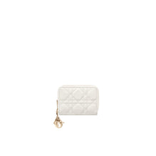 S0985ONMJM030 - Small Lady Dior Voyageur Coin Purse - 030 Latte Dior