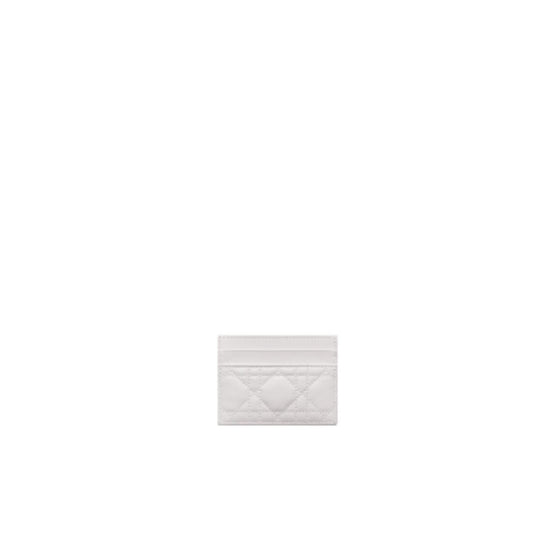 S3103PNJBM19G - Dior Jolie Freesia Card Holder - 19G Gris Tendre