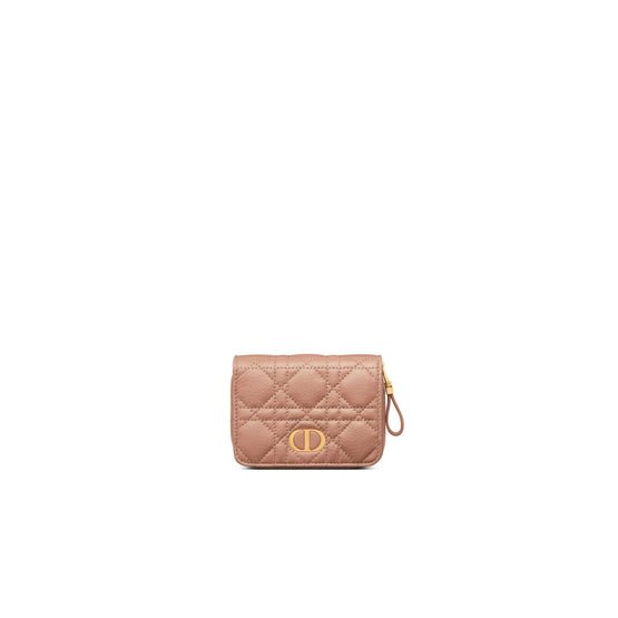 S5032UWHCM49P - Dior Caro Scarlet Wallet - 49P Rose De Vent
