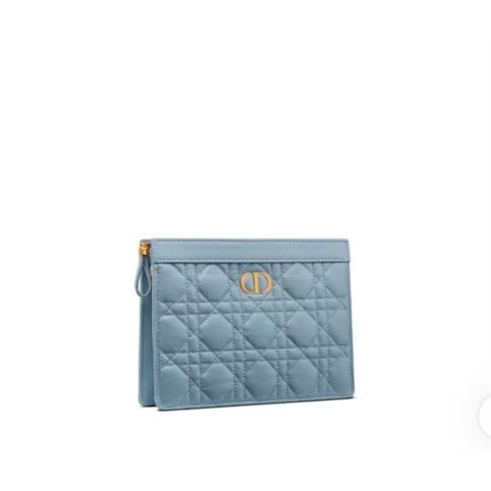 S5106UWHCM81B - Dior Caro Every Dior Pouch - 81B Cloud Blue