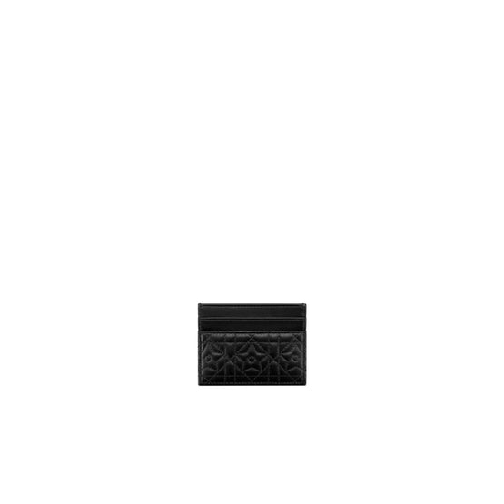 S5130UNTZM900 - Dior Caro Freesia Card Holder - 900 Noir