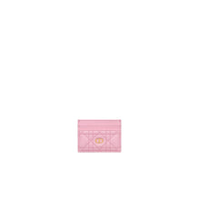 S5130UWHCM14N - Dior Caro Freesia Card Holder - 14N Sweet Pink
