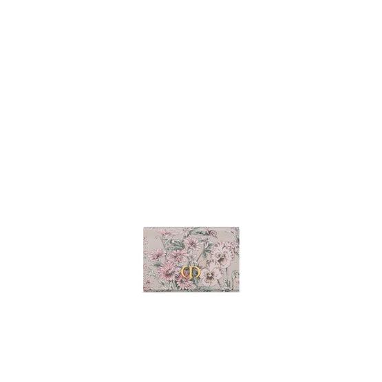 S5132UHFAM45E - Dior Lucky Dior Caro Glycine Wallet - 45E Rose Multi