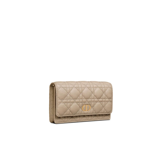 S5134UWHCM116 - Dior Caro Pouch With Chain - 116 Sable