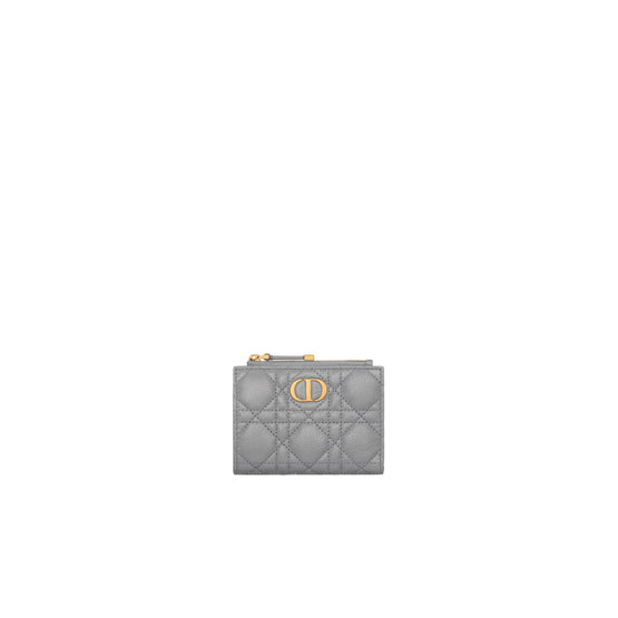 S5173UWHCM62G - Dior Caro Dahlia Wallet - 62G Gris