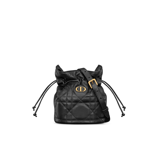 S5223UHAGM900 - Miss Caro Mini Bucket Bag With Drawstring - 900 Noir