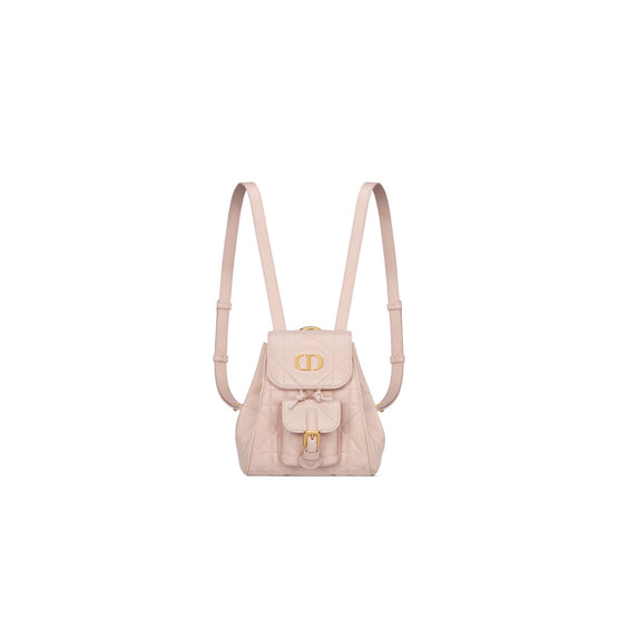 S5237UNOZM413 - Dior Caro Nano Backpack - 413 Rose Poudre